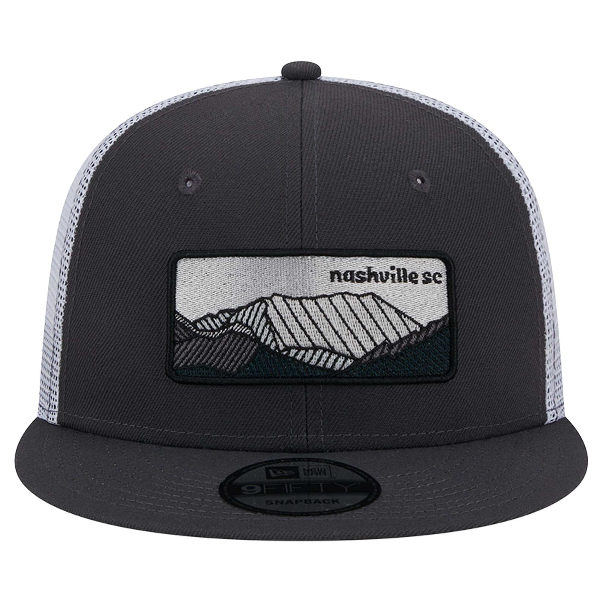 men8217s nashville sc new era blackwhite outdoor trucker 9fifty snapback hat | San Jose Earthquakes Hats, Jerseys & MLS Apparel