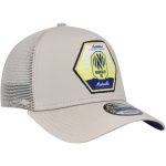 men8217s nashville sc new era khaki established patch 9forty a-frame trucker adjustable hat | San Jose Earthquakes Hats, Jerseys & MLS Apparel