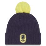 men8217s nashville sc new era navy 2025 jersey hook cuffed knit hat with pom | San Jose Earthquakes Hats, Jerseys & MLS Apparel