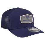 men8217s nashville sc new era navy labeled 9seventy trucker stretch-snap adjustable hat | San Jose Earthquakes Hats, Jerseys & MLS Apparel