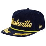men8217s nashville sc new era navy scrambled eggs corduroy golfer snapback hat | San Jose Earthquakes Hats, Jerseys & MLS Apparel