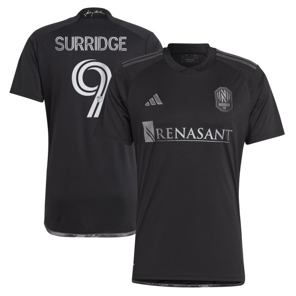 men8217s nashville sc sam surridge adidas black 2023 man in black kit replica player jersey | San Jose Earthquakes Hats, Jerseys & MLS Apparel