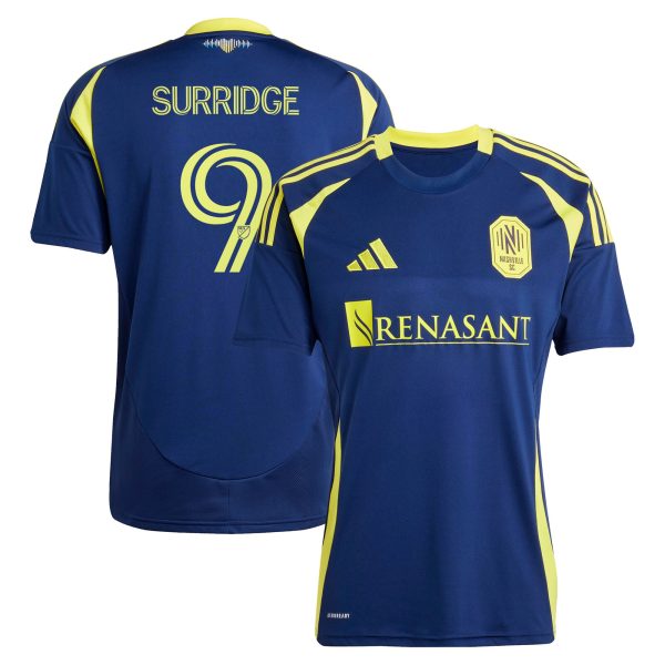 men8217s nashville sc sam surridge adidas navy 2025 the heart of nashville kit replica player jersey | San Jose Earthquakes Hats, Jerseys & MLS Apparel