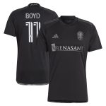 men8217s nashville sc tyler boyd adidas black 2024 man in black kit replica player jersey | San Jose Earthquakes Hats, Jerseys & MLS Apparel