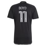 men8217s nashville sc tyler boyd adidas black 2024 man in black kit replica player jersey | San Jose Earthquakes Hats, Jerseys & MLS Apparel