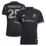 men8217s nashville sc walker zimmerman adidas black 2023 man in black kit authentic player jersey | San Jose Earthquakes Hats, Jerseys & MLS Apparel