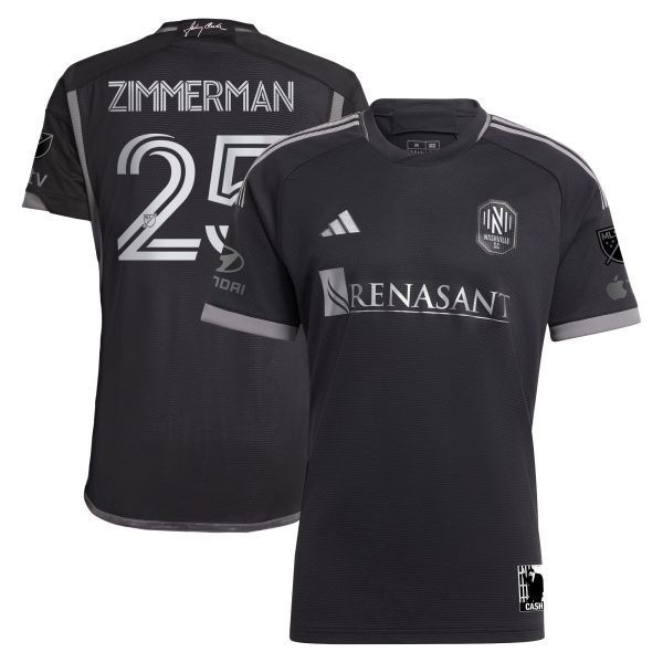 men8217s nashville sc walker zimmerman adidas black 2023 man in black kit authentic player jersey | San Jose Earthquakes Hats, Jerseys & MLS Apparel