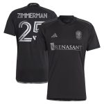 men8217s nashville sc walker zimmerman adidas black 2023 man in black kit replica player jersey | San Jose Earthquakes Hats, Jerseys & MLS Apparel