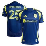 men8217s nashville sc walker zimmerman adidas navy 2025 the heart of nashville kit authentic player jersey | San Jose Earthquakes Hats, Jerseys & MLS Apparel