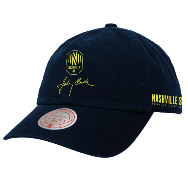 men8217s nashville sc x johnny cash mitchell amp ness navy adjustable dad hat | San Jose Earthquakes Hats, Jerseys & MLS Apparel