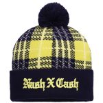 men8217s nashville sc x johnny cash mitchell amp ness navy cuffed knit hat with pom | San Jose Earthquakes Hats, Jerseys & MLS Apparel