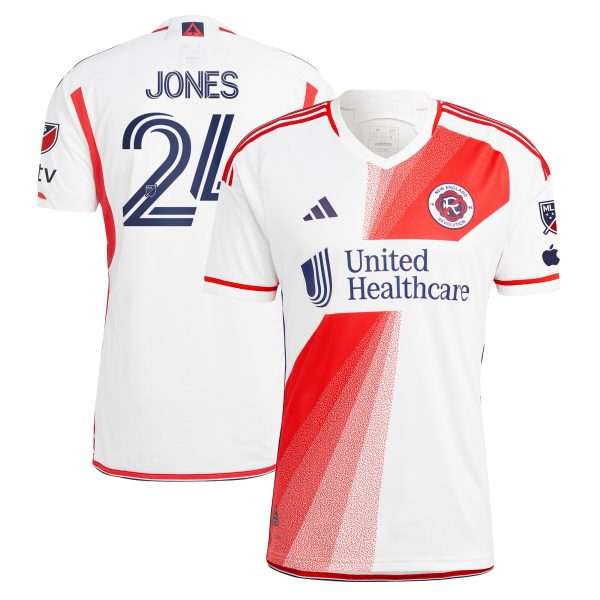 men8217s new england revolution dejuan jones adidas white 2023 defiance authentic jersey | San Jose Earthquakes Hats, Jerseys & MLS Apparel