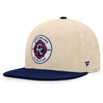 men8217s new england revolution fanatics cream tempo corduroy snapback hat | San Jose Earthquakes Hats, Jerseys & MLS Apparel