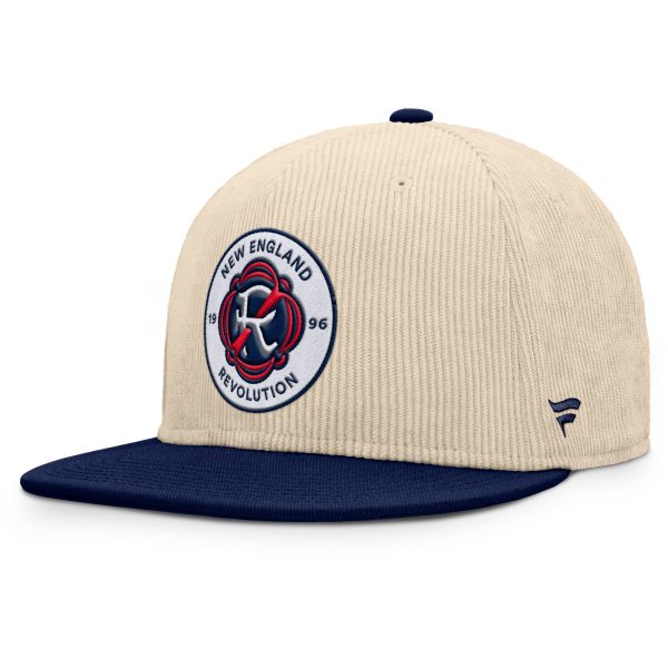 men8217s new england revolution fanatics cream tempo corduroy snapback hat | San Jose Earthquakes Hats, Jerseys & MLS Apparel