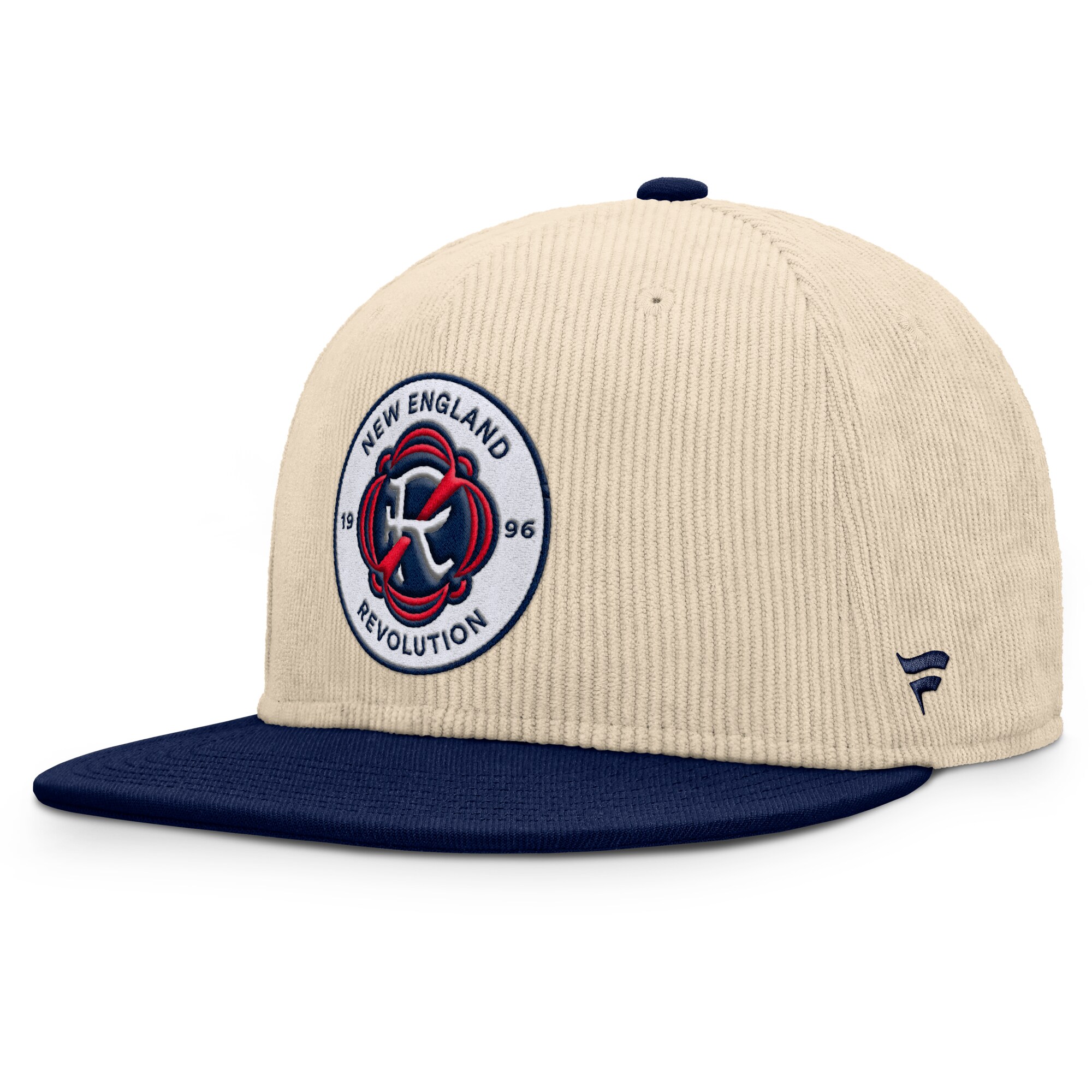 men8217s new england revolution fanatics cream tempo corduroy snapback hat | San Jose Earthquakes Hats, Jerseys & MLS Apparel