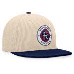 men8217s new england revolution fanatics cream tempo corduroy snapback hat | San Jose Earthquakes Hats, Jerseys & MLS Apparel