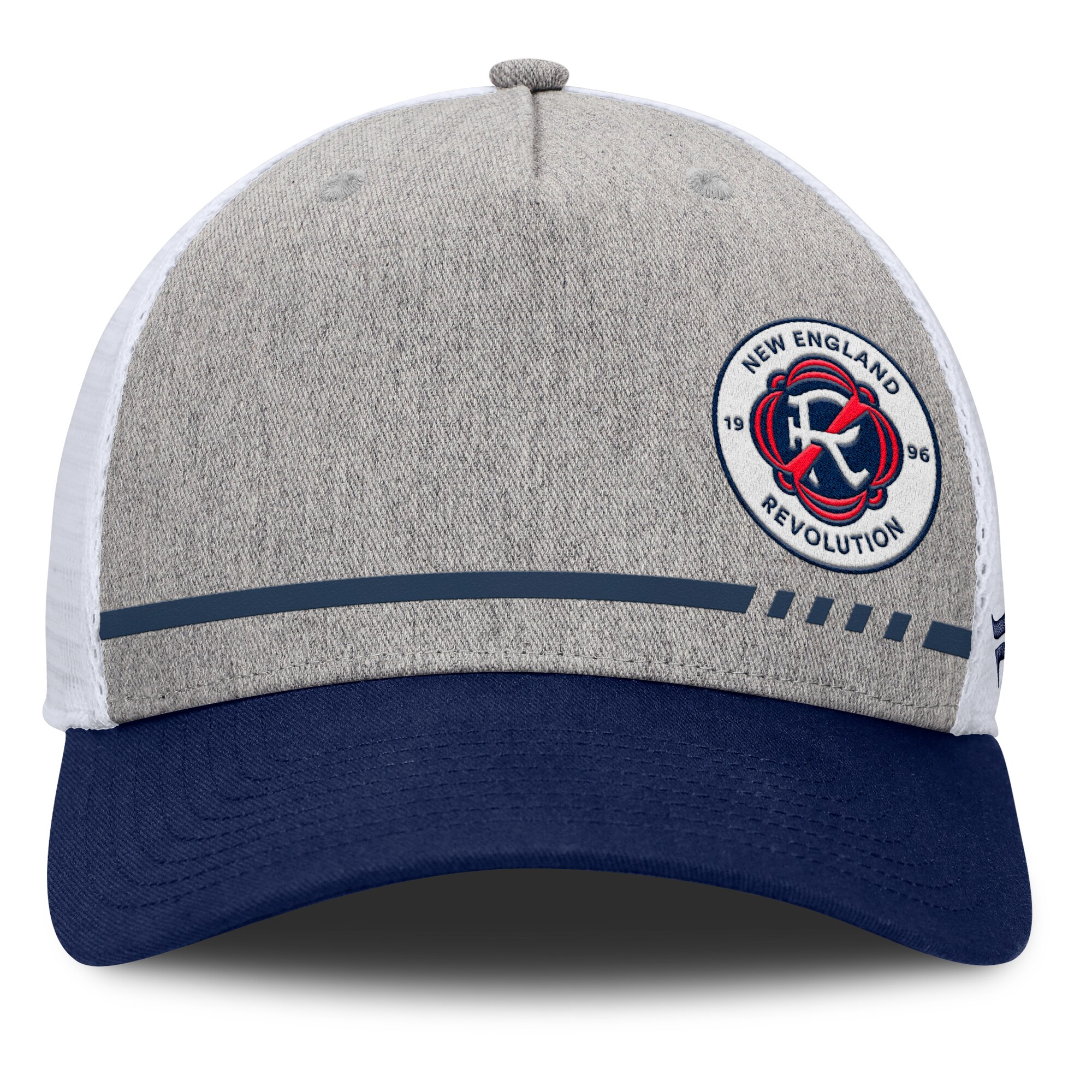 men8217s new england revolution fanatics heather gray low block trucker adjustable hat | San Jose Earthquakes Hats, Jerseys & MLS Apparel