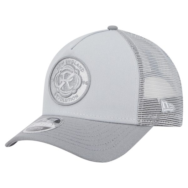 men8217s new england revolution new era gray color pack 9forty a-frame adjustable trucker hat | San Jose Earthquakes Hats, Jerseys & MLS Apparel
