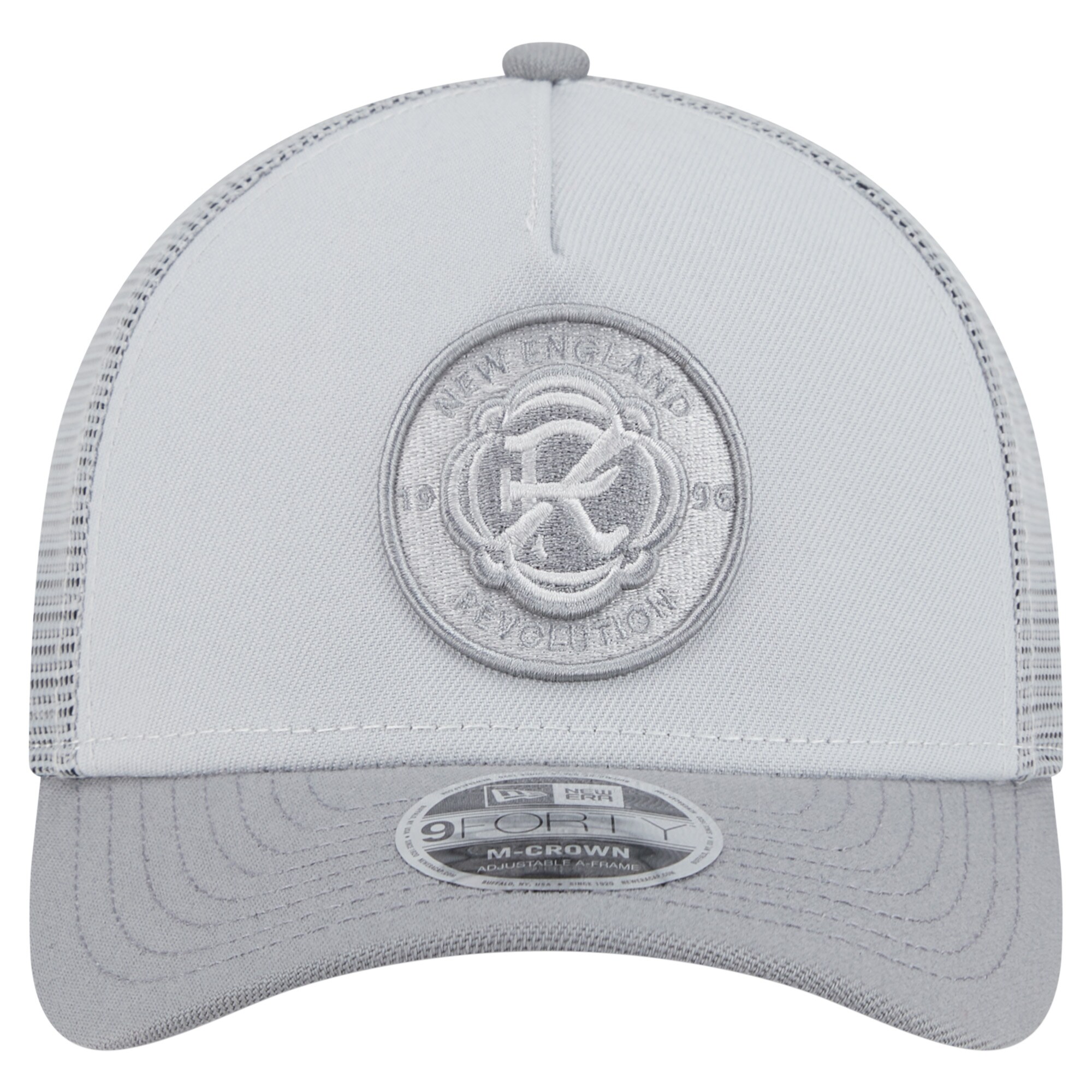 men8217s new england revolution new era gray color pack 9forty a-frame adjustable trucker hat | San Jose Earthquakes Hats, Jerseys & MLS Apparel