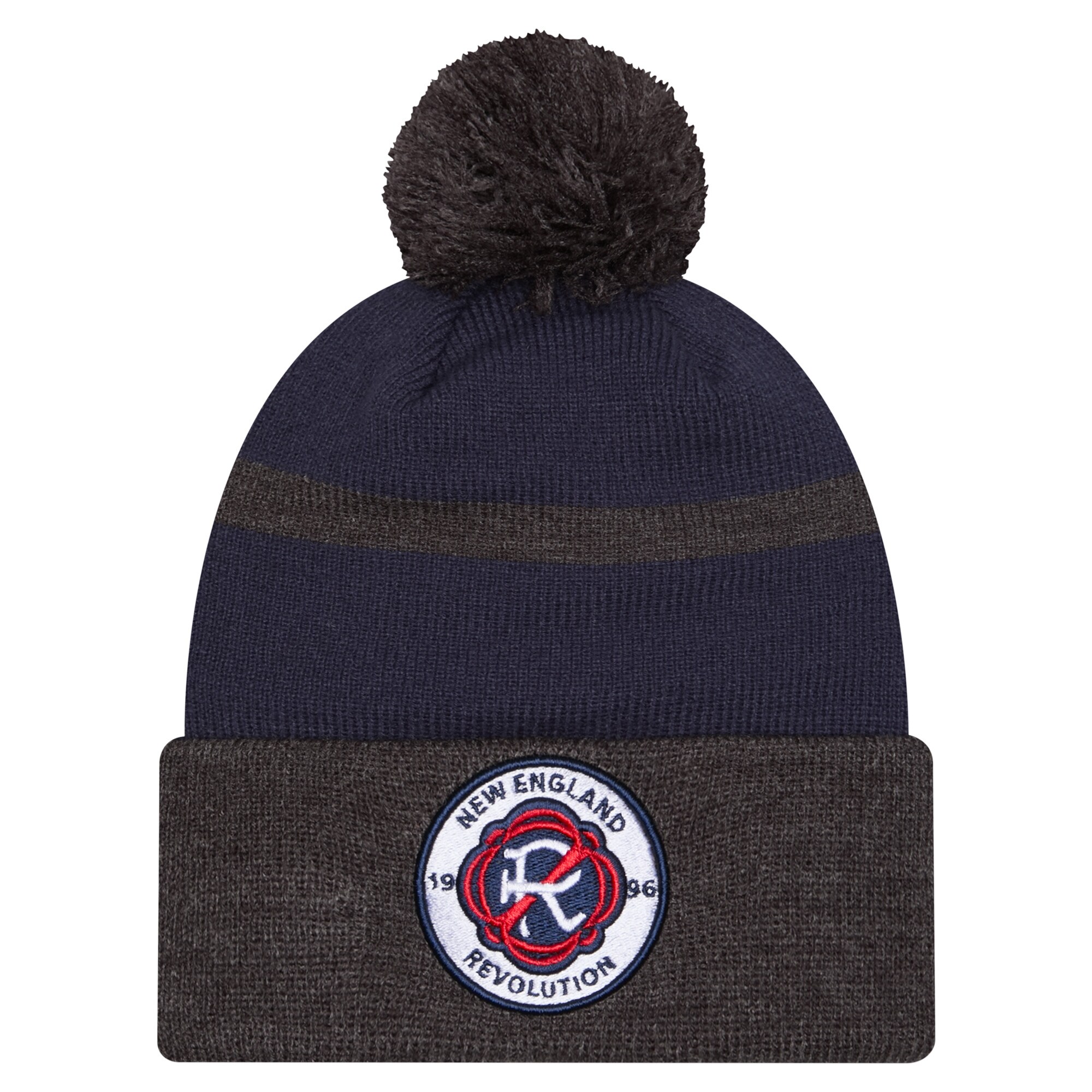 men8217s new england revolution new era navy 2025 kickoff cuffed knit hat with pom | San Jose Earthquakes Hats, Jerseys & MLS Apparel