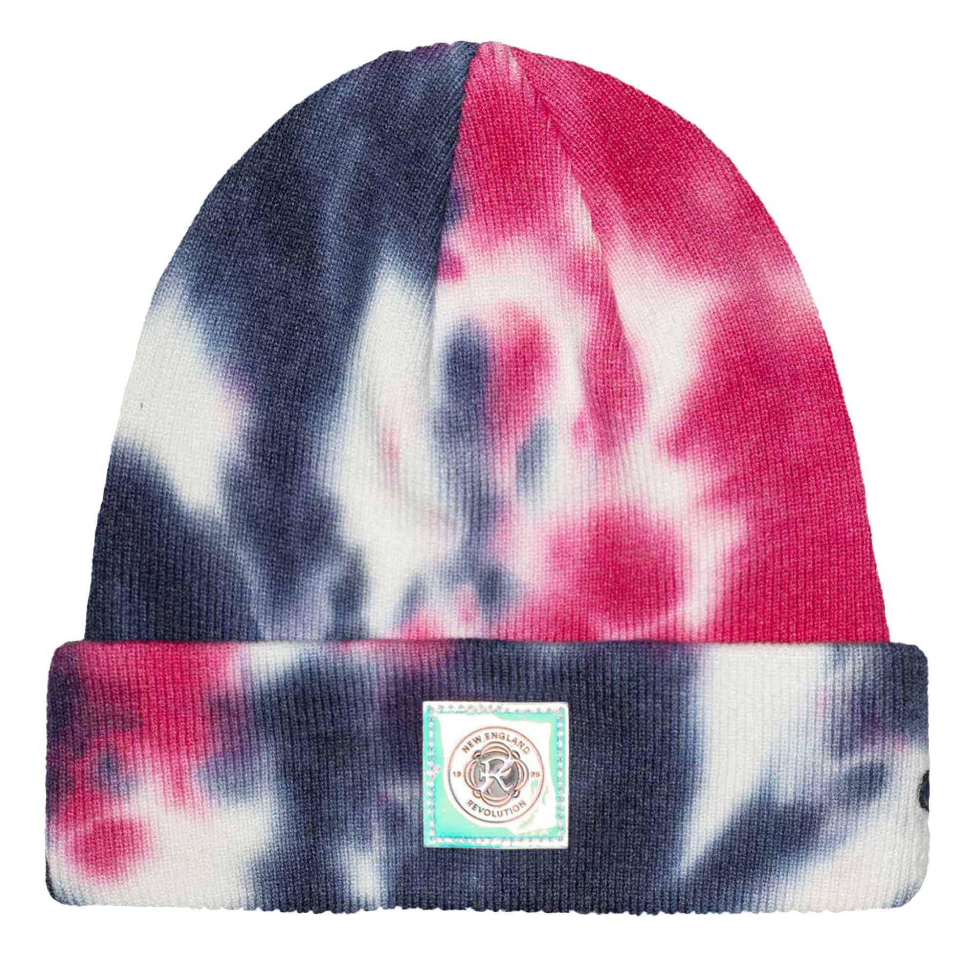 men8217s new england revolution psychedelic tie-dye cuffed knit hat | San Jose Earthquakes Hats, Jerseys & MLS Apparel