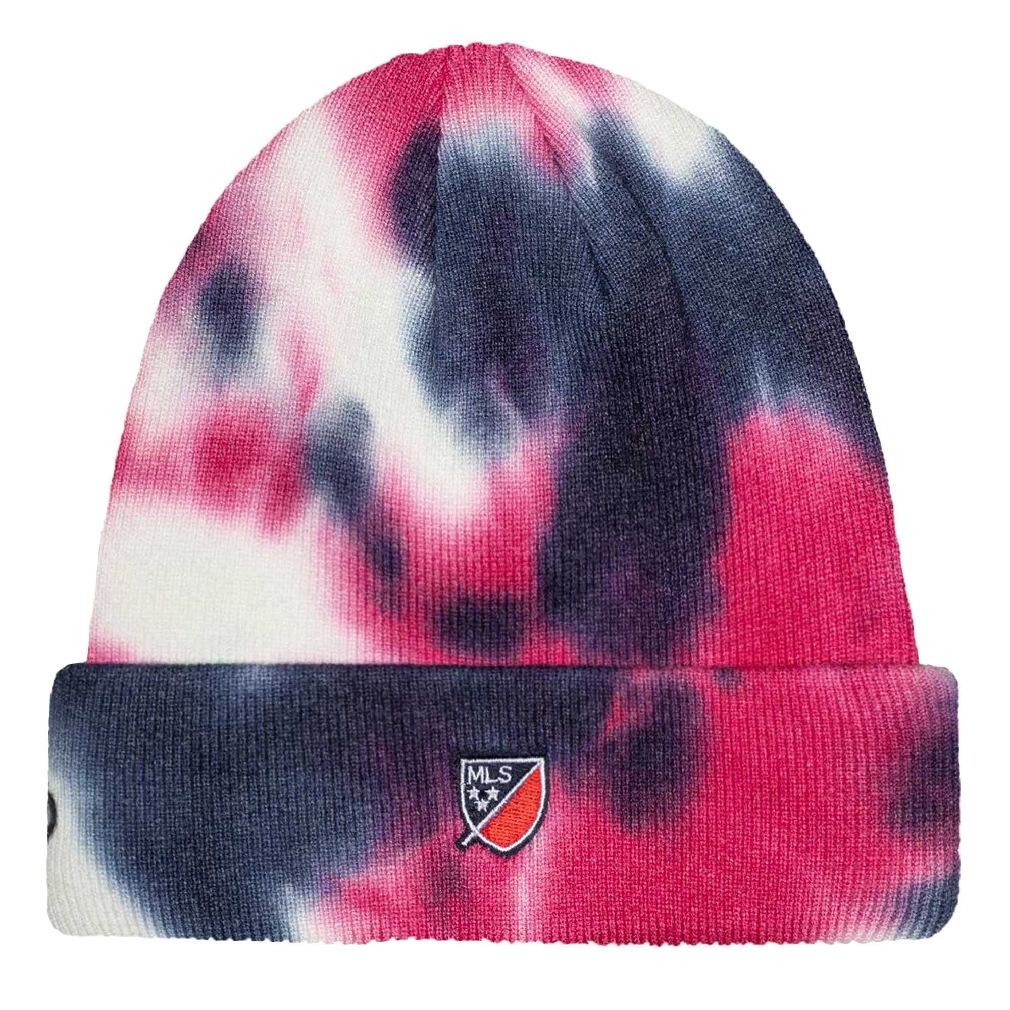men8217s new england revolution psychedelic tie-dye cuffed knit hat | San Jose Earthquakes Hats, Jerseys & MLS Apparel
