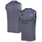 men8217s new york city fc adidas gray 2023 on-field sleeveless training jersey | San Jose Earthquakes Hats, Jerseys & MLS Apparel