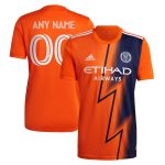 men8217s new york city fc adidas orange 2022 the volt kit replica custom jersey | San Jose Earthquakes Hats, Jerseys & MLS Apparel