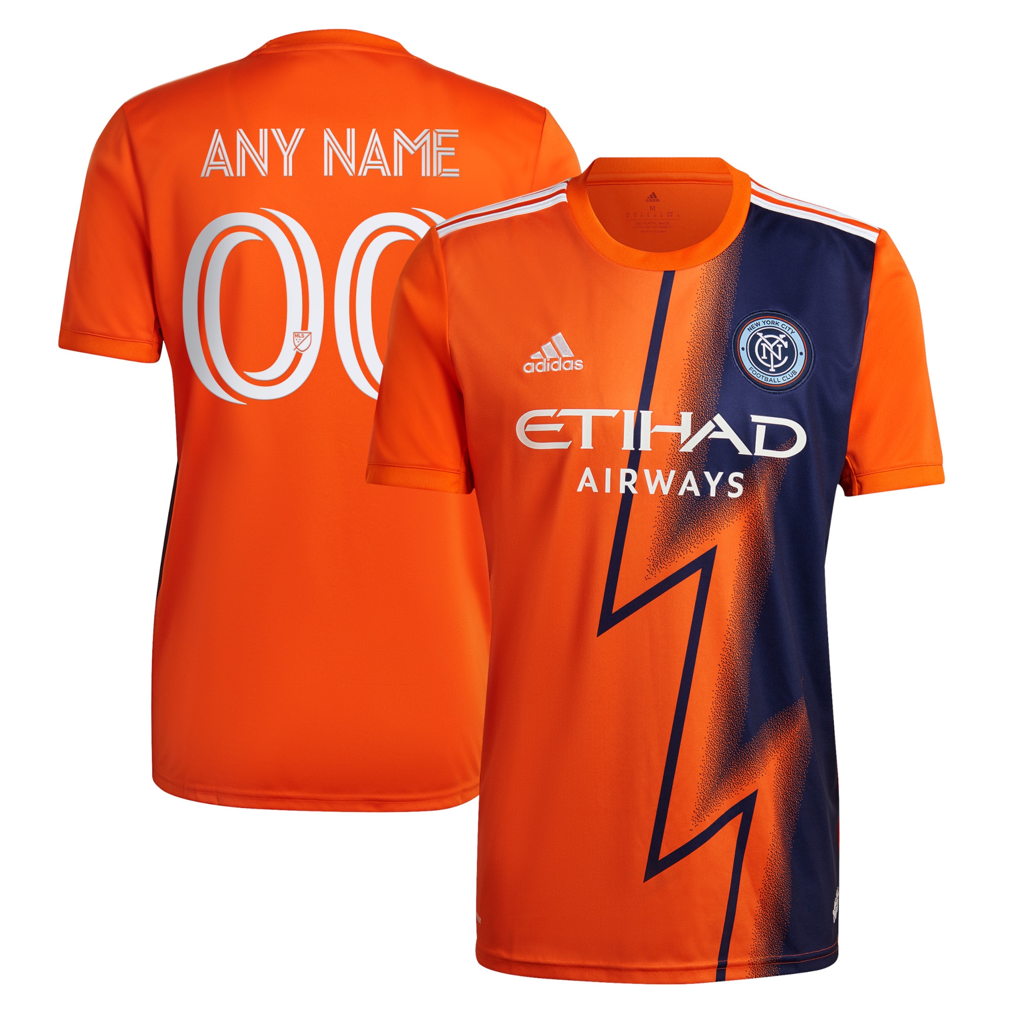 men8217s new york city fc adidas orange 2022 the volt kit replica custom jersey | San Jose Earthquakes Hats, Jerseys & MLS Apparel