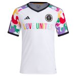 men8217s new york city fc adidas white 2023 pride pre-match top | San Jose Earthquakes Hats, Jerseys & MLS Apparel