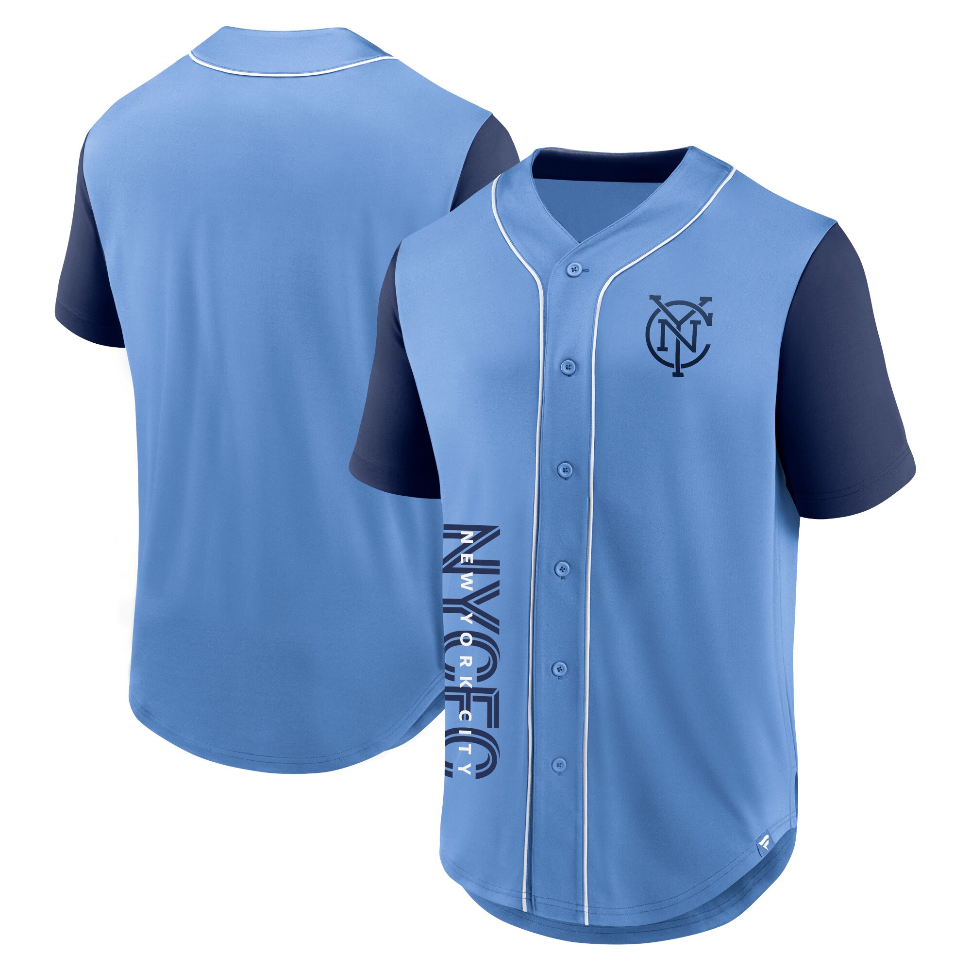 men8217s new york city fc fanatics light blue balance fashion baseball jersey | San Jose Earthquakes Hats, Jerseys & MLS Apparel