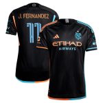 men8217s new york city fc julian fernandez adidas black 2024 247 kit authentic player jersey | San Jose Earthquakes Hats, Jerseys & MLS Apparel