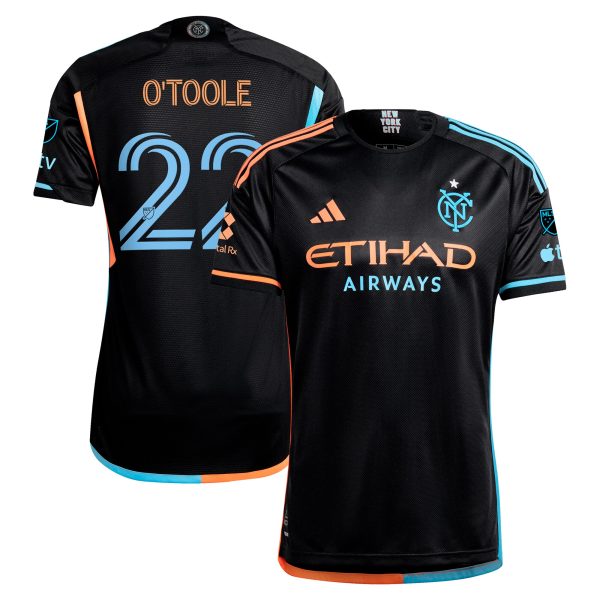 men8217s new york city fc kevin o8217toole adidas black 2024 247 kit authentic player jersey | San Jose Earthquakes Hats, Jerseys & MLS Apparel
