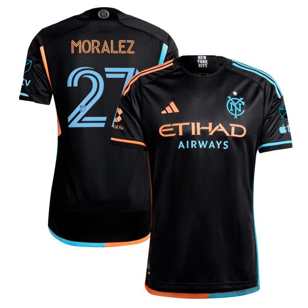 men8217s new york city fc maximiliano moralez adidas black 2024 247 kit authentic player jersey | San Jose Earthquakes Hats, Jerseys & MLS Apparel