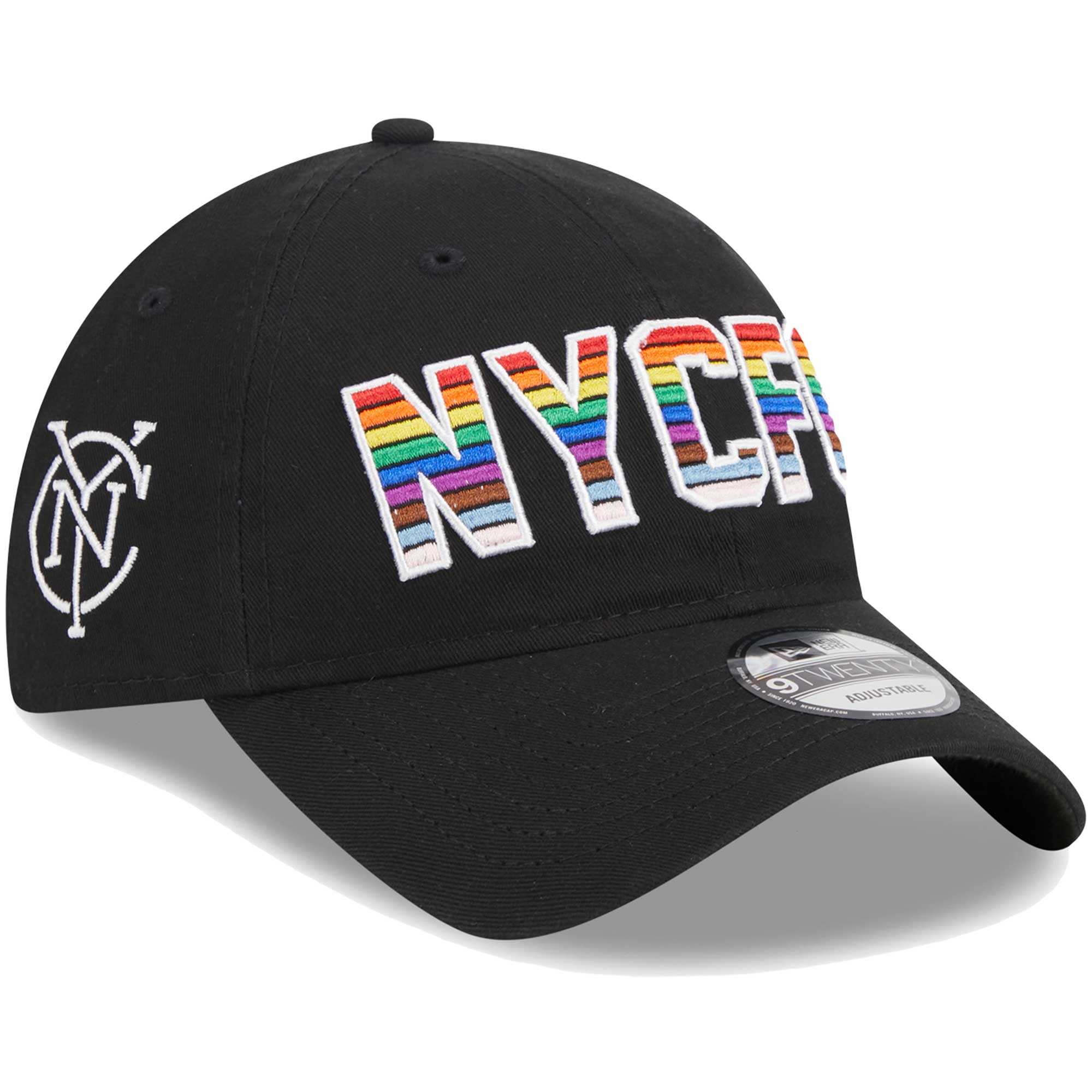 men8217s new york city fc new era black pride 9twenty adjustable hat | San Jose Earthquakes Hats, Jerseys & MLS Apparel