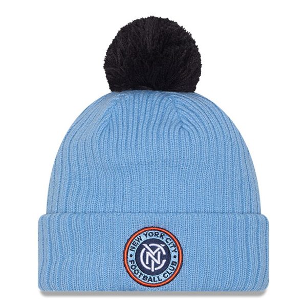 men8217s new york city fc new era light blue 2025 jersey hook cuffed knit hat with pom | San Jose Earthquakes Hats, Jerseys & MLS Apparel