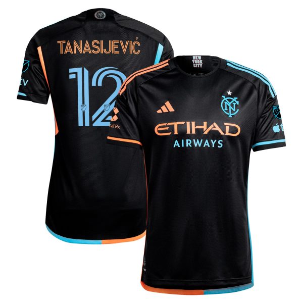 men8217s new york city fc strahinja tanasijevic adidas black 2024 247 kit authentic player jersey | San Jose Earthquakes Hats, Jerseys & MLS Apparel