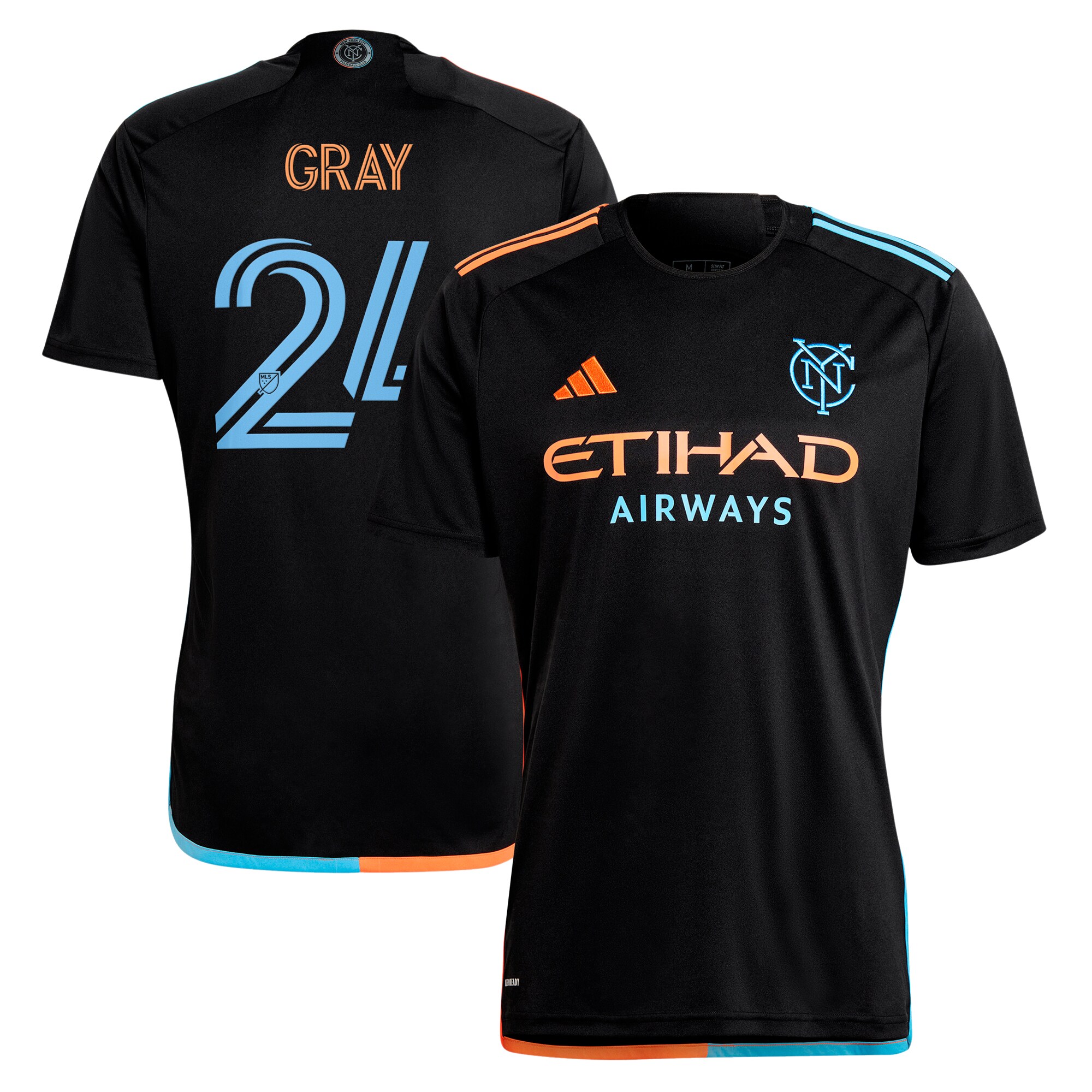 men8217s new york city fc tayvon gray adidas black 2024 247 kit replica player jersey | San Jose Earthquakes Hats, Jerseys & MLS Apparel