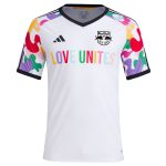 men8217s new york red bulls adidas white 2023 pride pre-match top | San Jose Earthquakes Hats, Jerseys & MLS Apparel