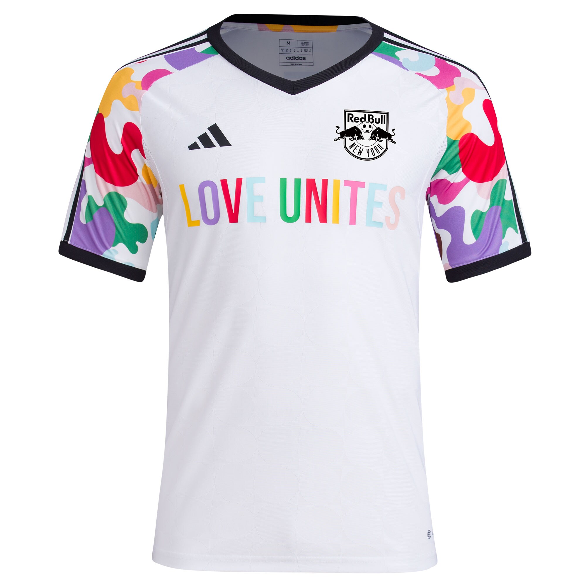 men8217s new york red bulls adidas white 2023 pride pre-match top | San Jose Earthquakes Hats, Jerseys & MLS Apparel
