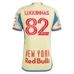 men8217s new york red bulls luquinhas adidas yellow 2023 daniel patrick kit authentic jersey | San Jose Earthquakes Hats, Jerseys & MLS Apparel