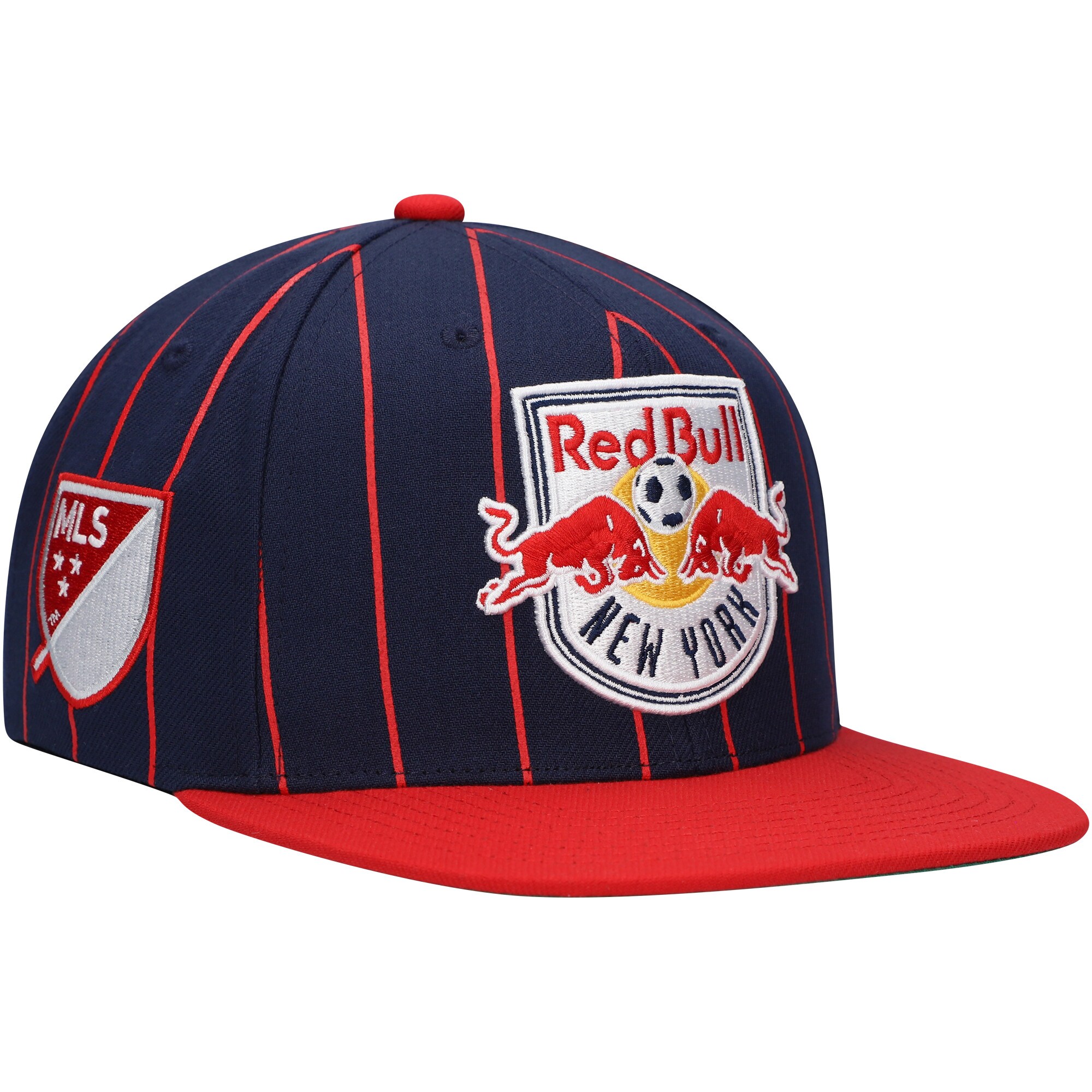 men8217s new york red bulls mitchell amp ness navy team pin snapback hat | San Jose Earthquakes Hats, Jerseys & MLS Apparel