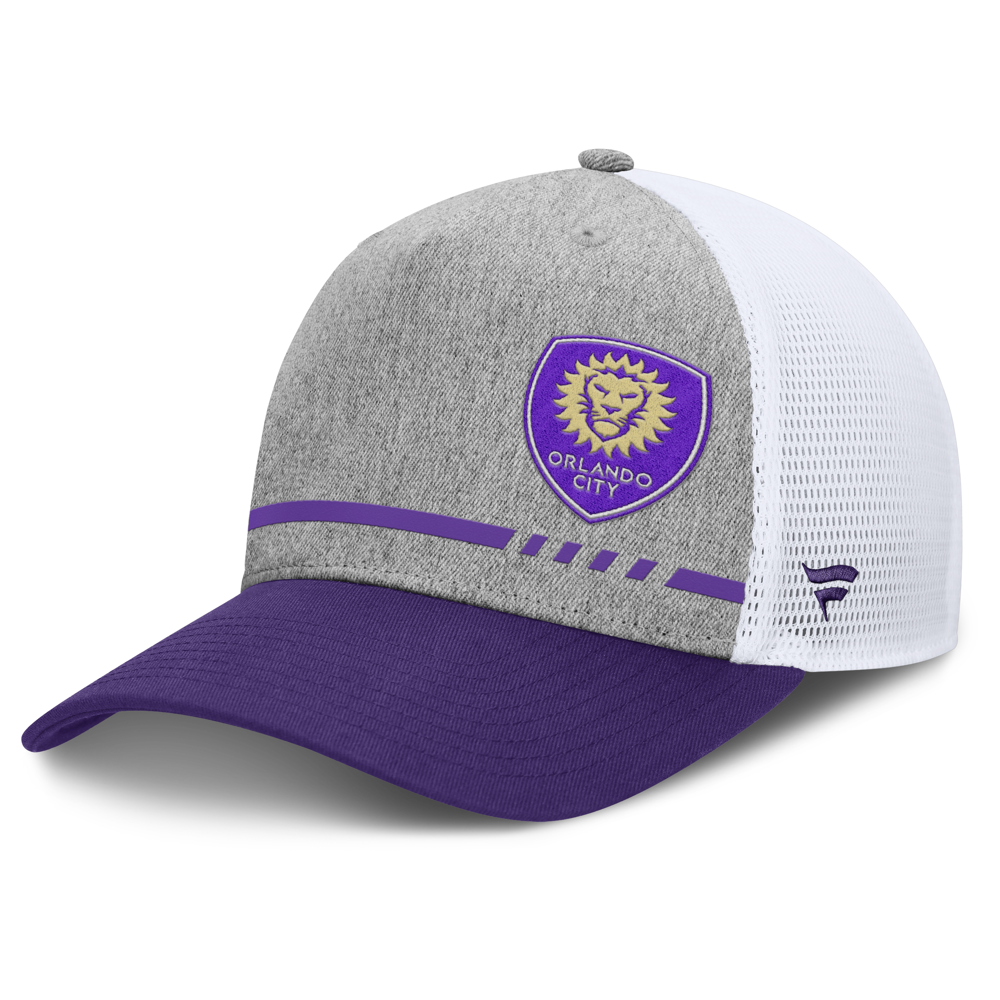 men8217s orlando city sc fanatics heather gray low block trucker adjustable hat | San Jose Earthquakes Hats, Jerseys & MLS Apparel
