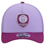 men8217s orlando city sc new era purple color pack 9forty a-frame adjustable trucker hat | San Jose Earthquakes Hats, Jerseys & MLS Apparel