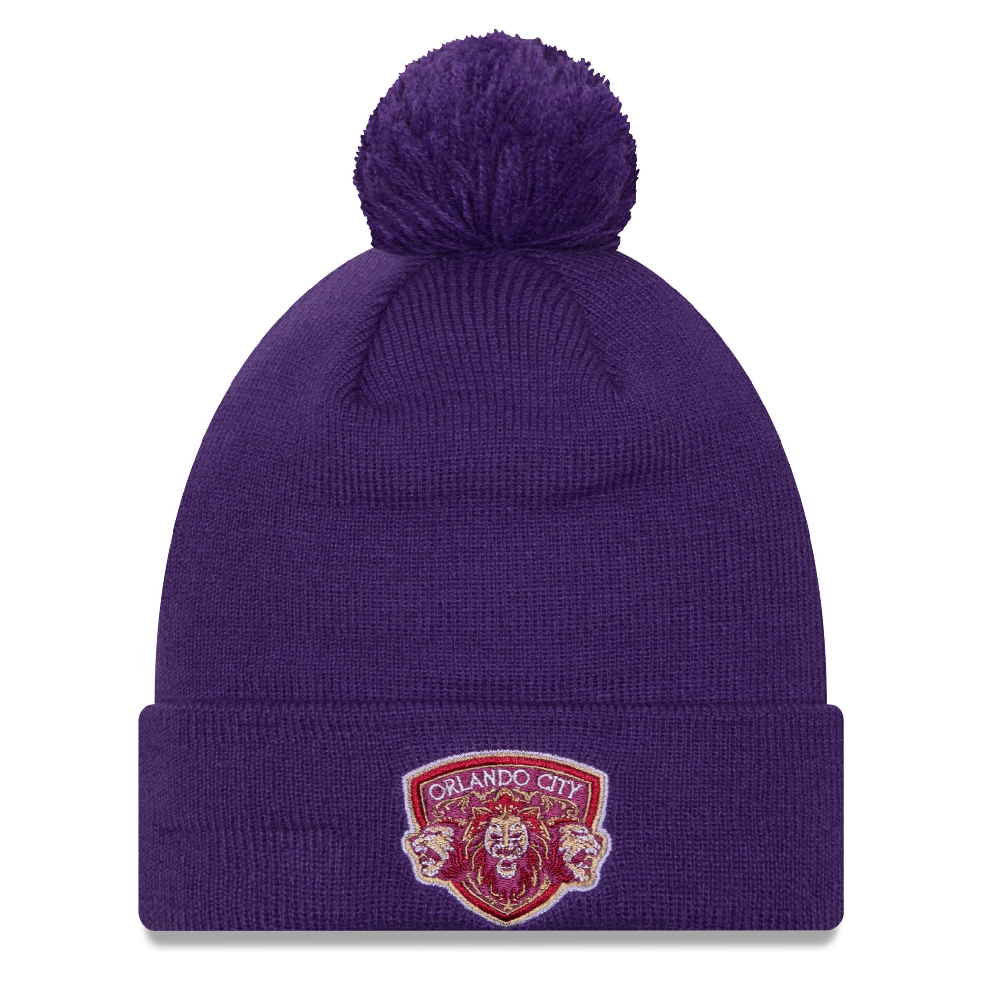 men8217s orlando city sc new era purple jersey hook cuff knit hat with pom | San Jose Earthquakes Hats, Jerseys & MLS Apparel
