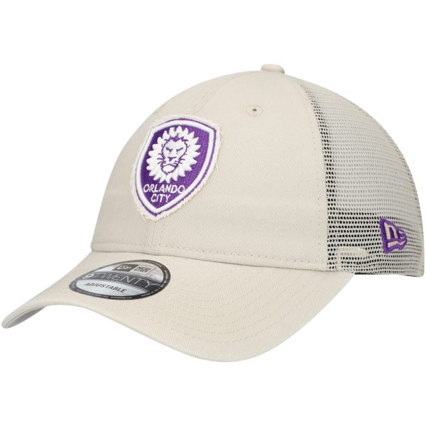men8217s orlando city sc new era tan game day 9twenty adjustable trucker hat | San Jose Earthquakes Hats, Jerseys & MLS Apparel