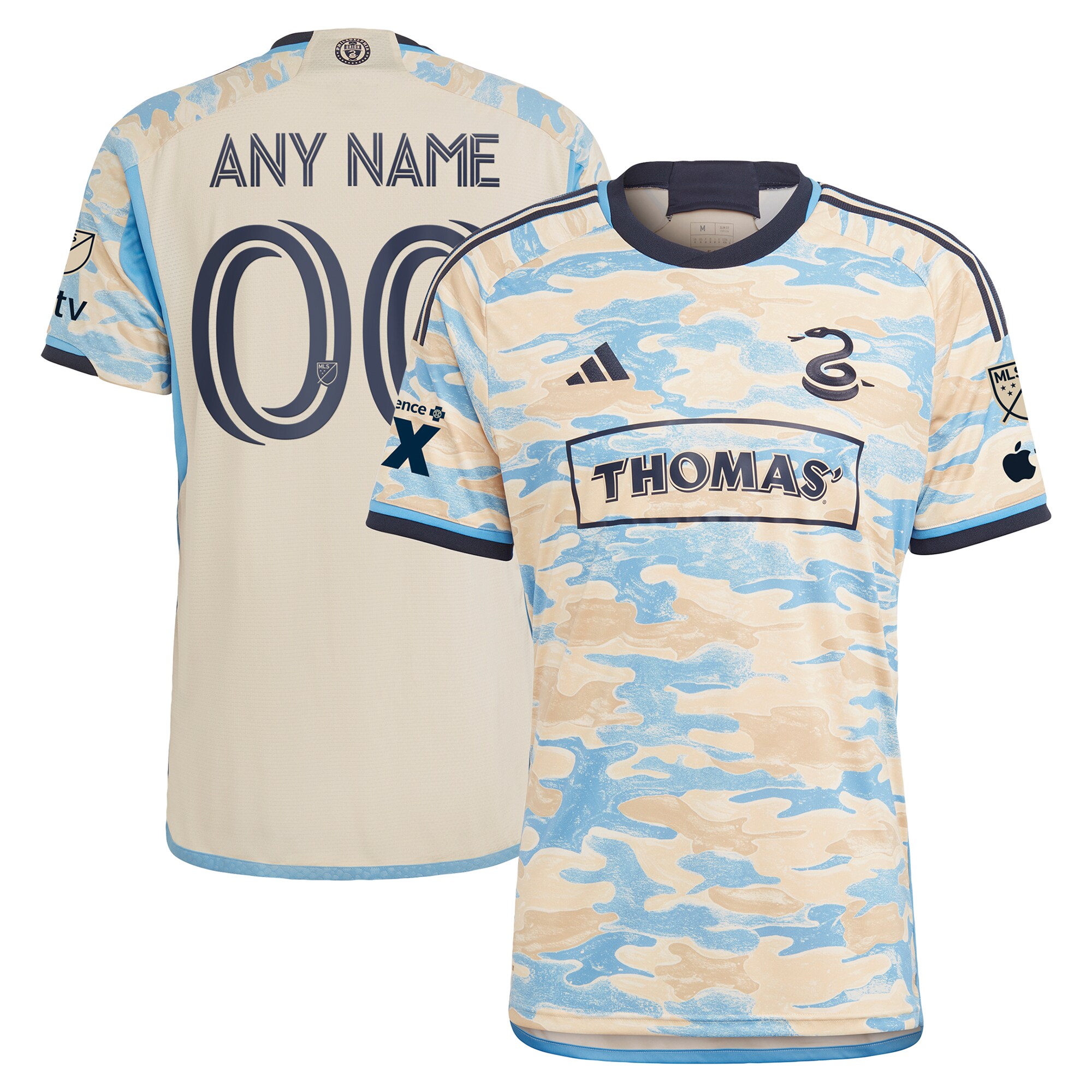 men8217s philadelphia union adidas tan 2024 authentic secondary custom jersey | San Jose Earthquakes Hats, Jerseys & MLS Apparel
