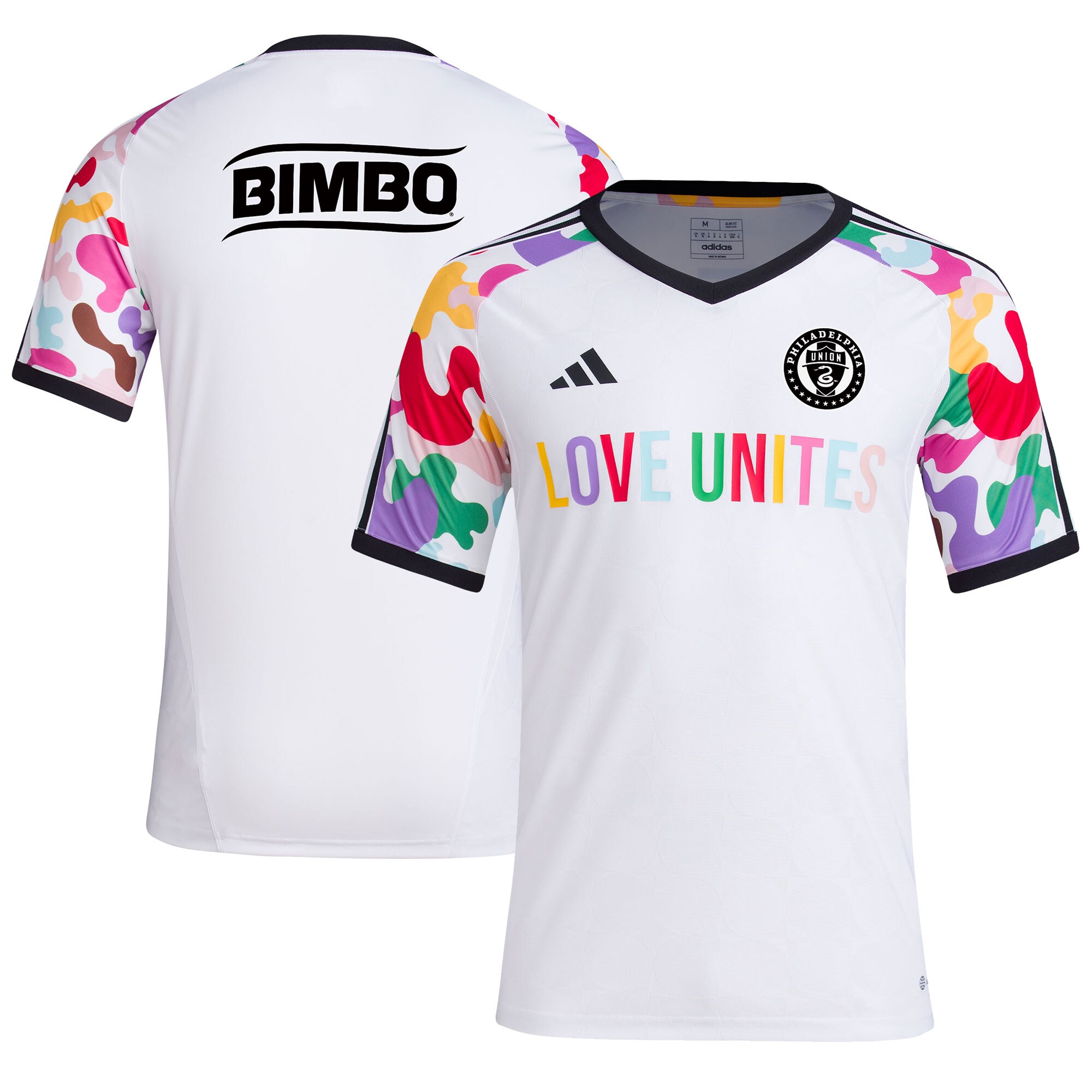 men8217s philadelphia union adidas white 2023 pride pre-match top | San Jose Earthquakes Hats, Jerseys & MLS Apparel