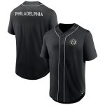 men8217s philadelphia union fanatics black third period fashion baseball button-up jersey | San Jose Earthquakes Hats, Jerseys & MLS Apparel