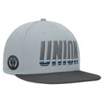 men8217s philadelphia union fanatics gray smoke snapback hat | San Jose Earthquakes Hats, Jerseys & MLS Apparel